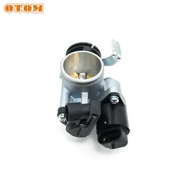 OTOM Motorcycle Throttle Valve Body Aluminum For SHINERAY Retro 400 440 Engine EFI Electronic Fuel Injection Kit High Performanc