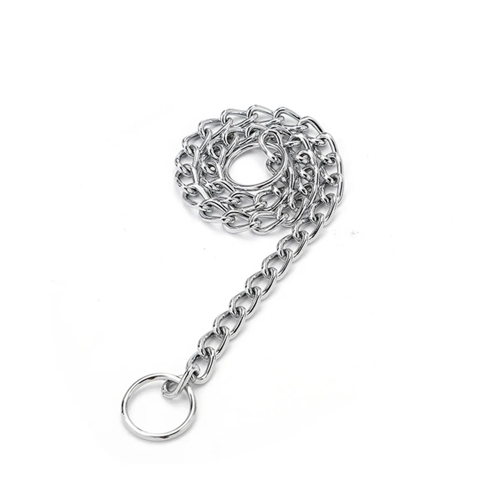 Metall Hund Training Choke Kette Halsbänder für Kleine Medium Große Hunde Pitbull Bulldog Starke Edelstahl Eisen Hund Slip P China kragen – Detail 7