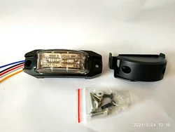 LEDラジアスモービル,72W,2色,24leds x 3w,警察の安全,緊急信号灯,防水