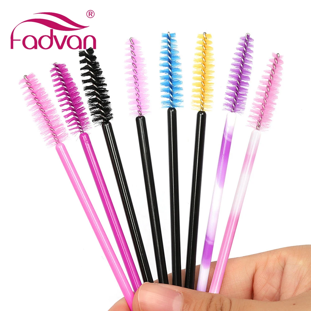 50 Pcs/lot Disposable Brush Eyelash Extension Supplies Makeup Tool Kit Eyelash Eyebrow Brush Mascara Wand Applicator Wands Brush