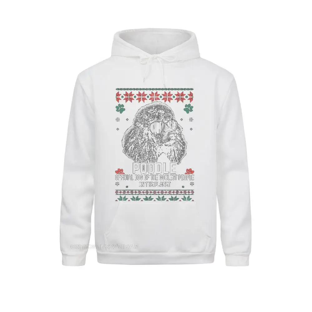 Dog of the Coolest Poodle Christmas Hoodie Party Long Sleeve Hoodies Autumn Women Sweatshirts Summer Clothes Brand New