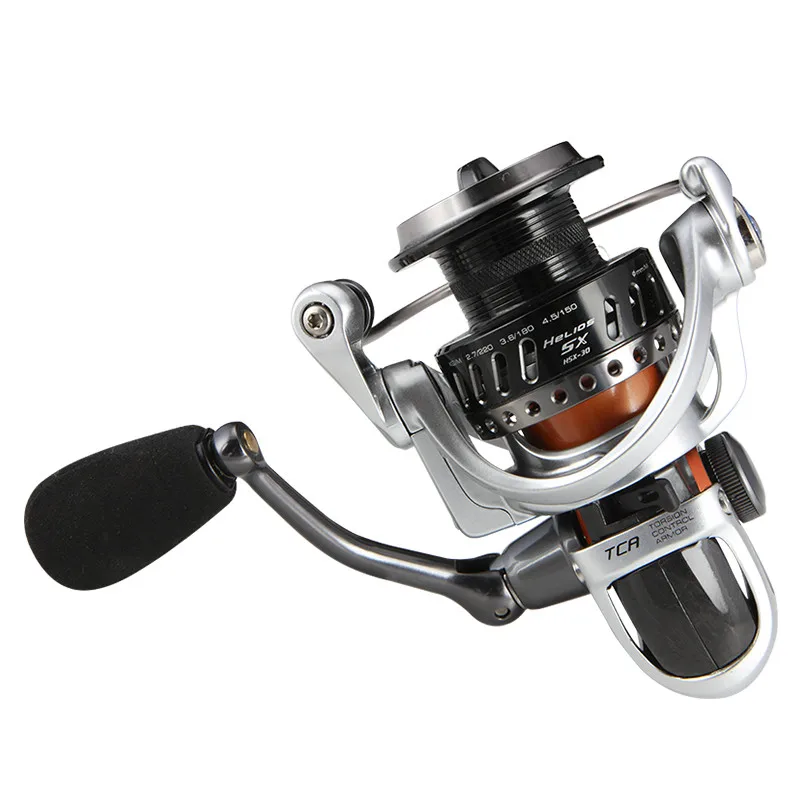 1000s 2000s 3000 Spinning Reel Saltwater Angeln Coil Carp Fishing Reels 5.0:1 9 BB Rock Wedkarstwo Vessel Spinning Reel De Pesca