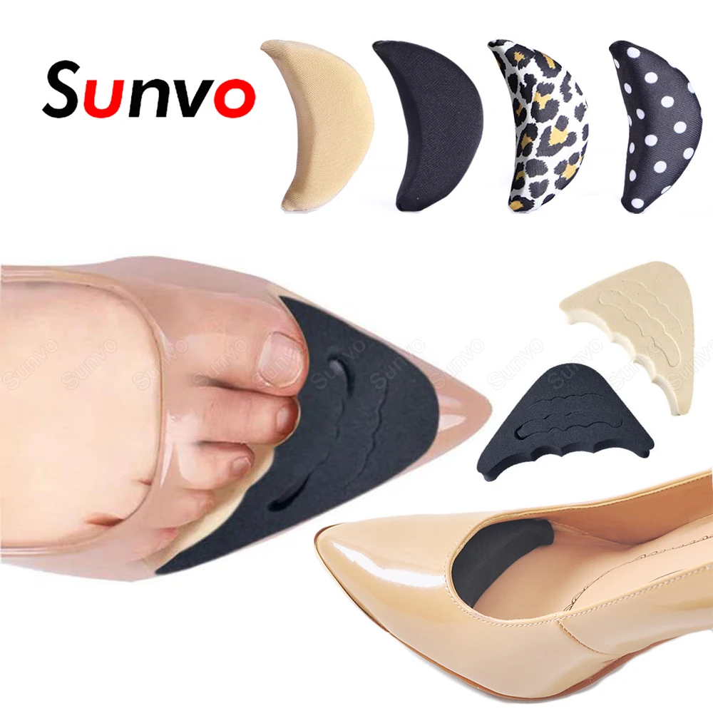 Sunvo Forefoot Inserts Pads for Women Shoes Filler High Heels Toe Plug Protector Anti-Pain Insoles for Foot Shoe Cushion Pad