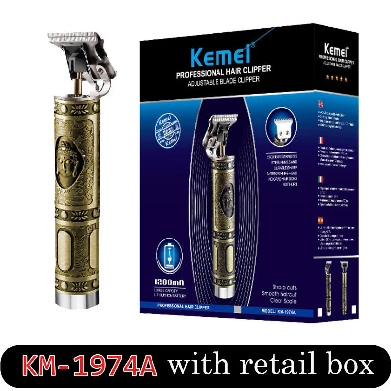 

0mm Bald Head Shaving Machine Kmei Balding Clipper Kemel Trimer Kamei Shaver Kemei Short Hairs Cutting Kemei Finishing Detailing