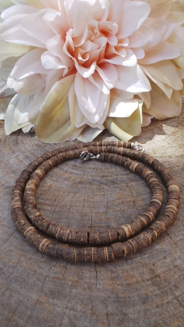 SALE Collar De Declaración Roja, Collar De Cuentas De Cerámica étnica, Collar Hippie Largo