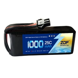 Good Quality ZDF li-Polymer Lipo Battery 11.1V 1000mah 25C 3S T Plug For Mini Airsoft Guns Battery RC Model Bateria