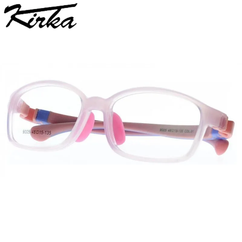 

Kirka TR90 Children Spectacles Frames Flexible Square Boys Girls Optical Prescription Glasses Frame Myopia Kid Glasses Frame9005