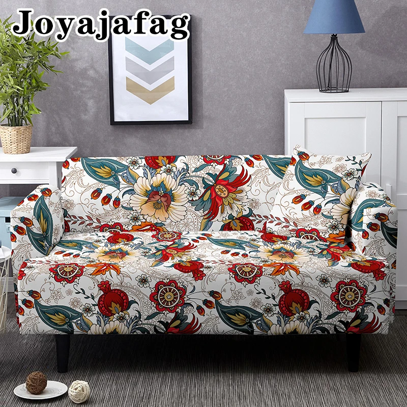 

1/2/3/4 Seater Fashion Flower Print Sofa Covers Armchair Loveseat Couch Cover Stretch Soft Washable Slipcovers For Living Room