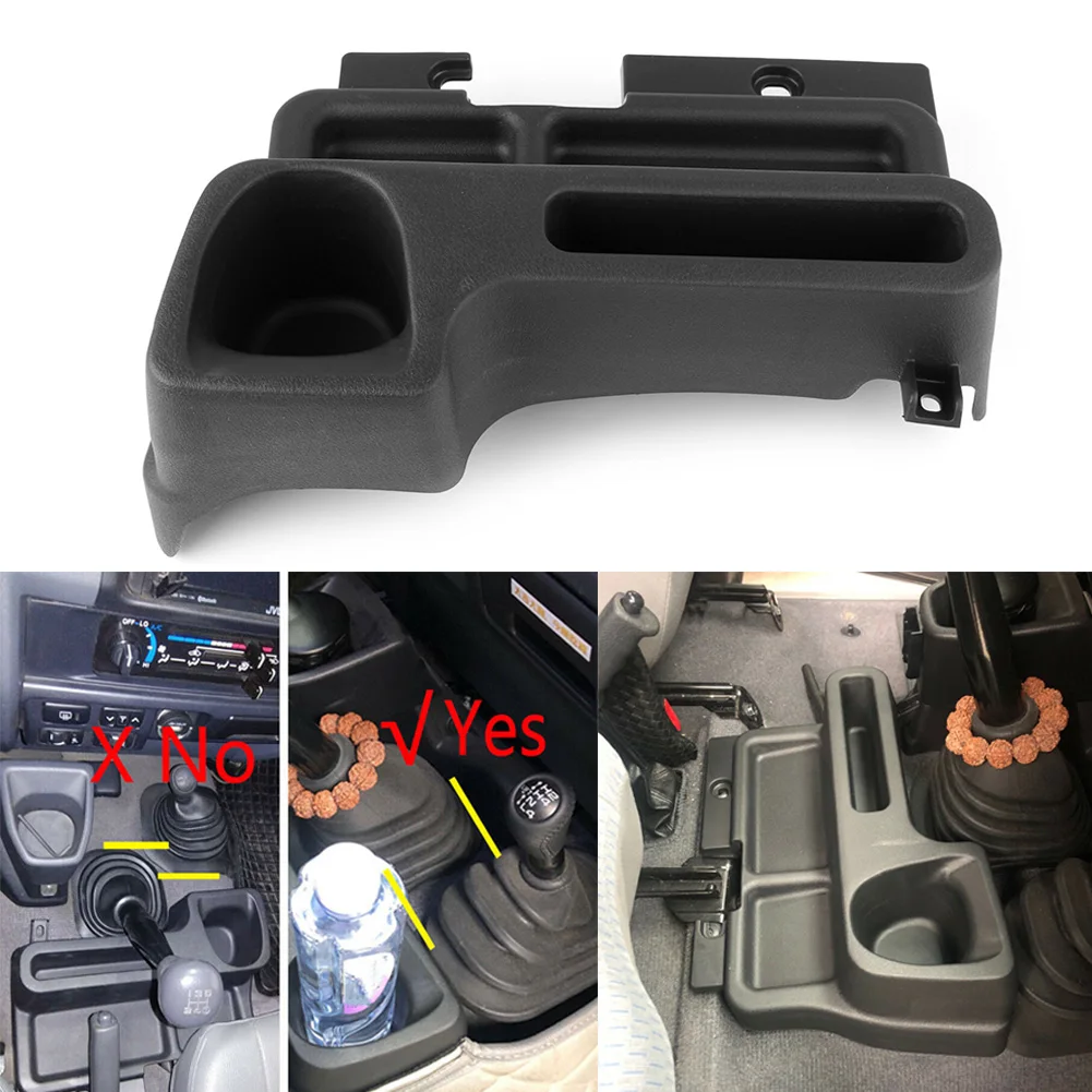 Black Car Central Console Armrest Box For Toyota Land Cruiser LC70 LC71 LC76 LC77 LC79 Auto Accessories