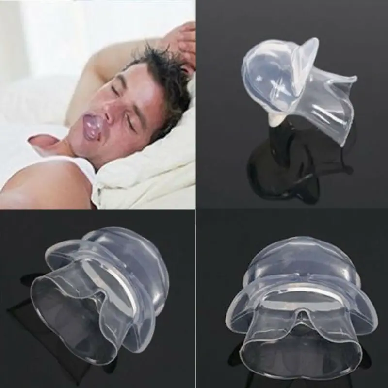 New Style Silicone Anti Snoring Tongue Device Sleep Apnea Aid Stop Snore Stopper Sleeve