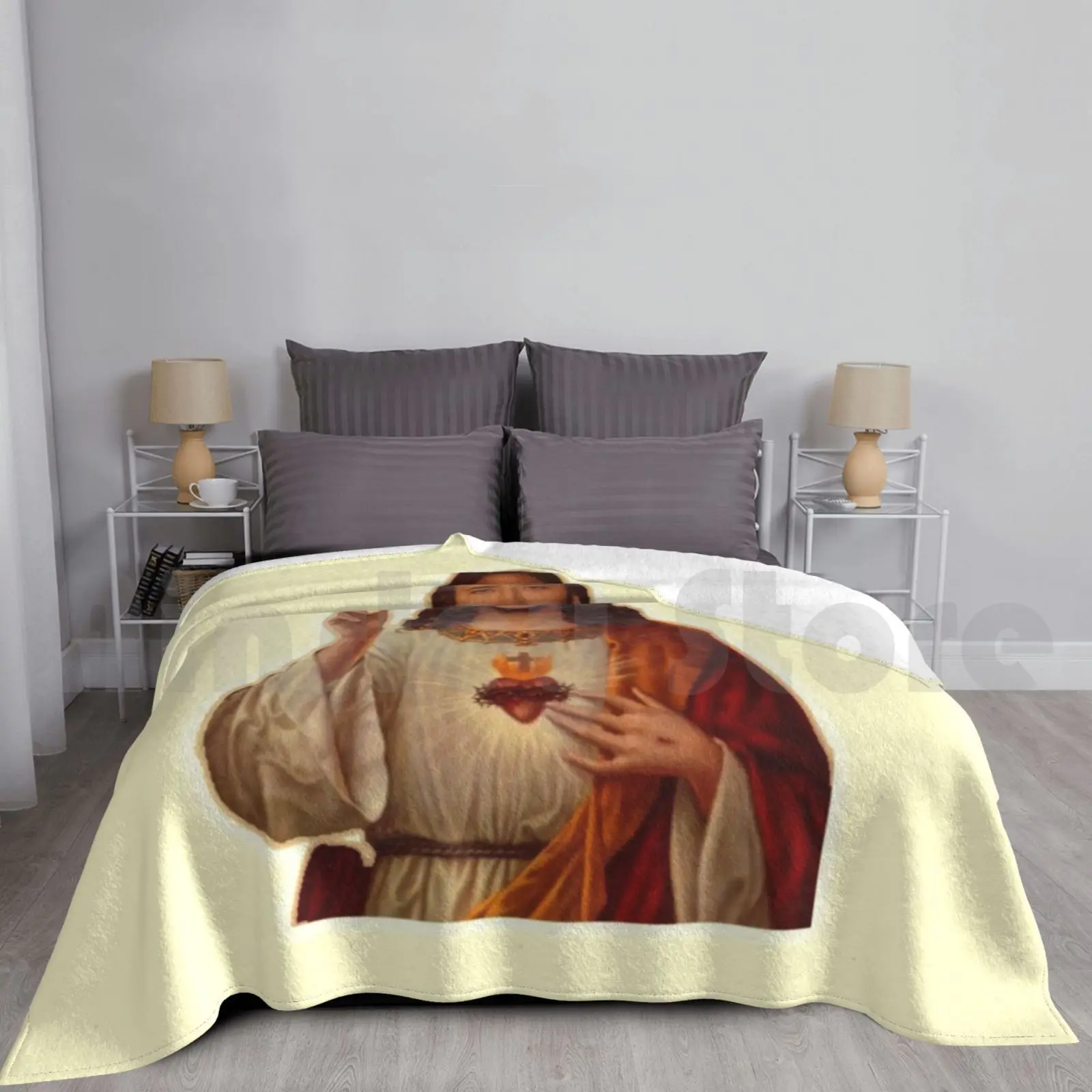 Nicholas Christ Cage Blanket Fashion Custom Nicolas Cage Nicolas Cage Nicholas Nicholas Cage Nick Cage Humor Xmas