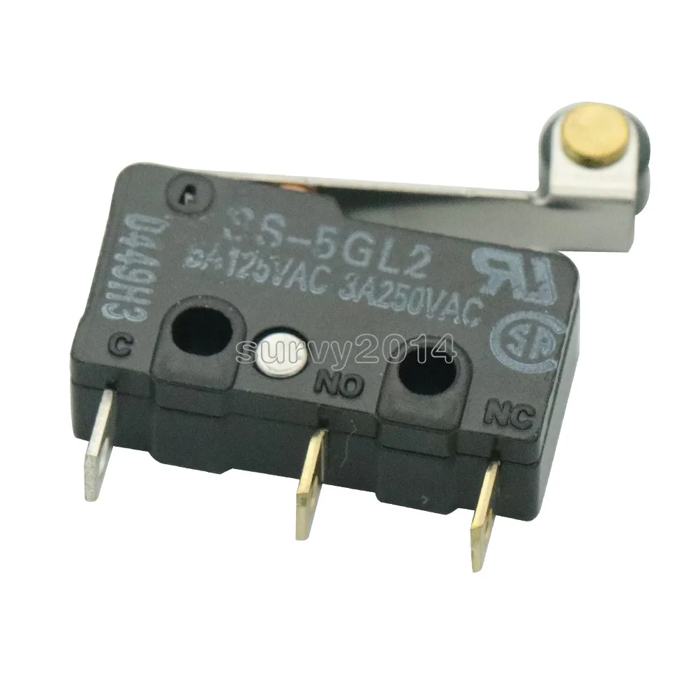 1 Buah X SS-5GL2 Limit Switch 3 Pin Microswitch Micro Switch