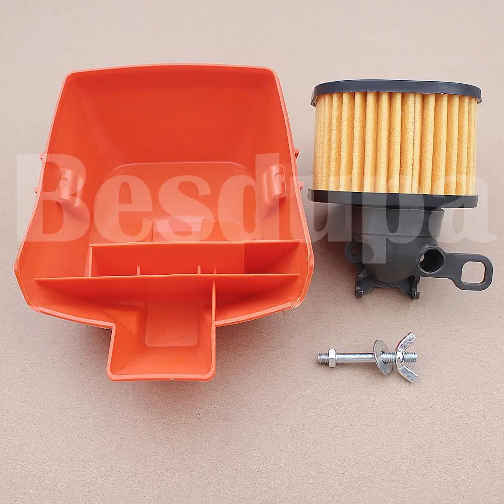 HD Top Air Filter Cover Holder Intake Adpator Kit For Husqvarna 362 365 372 372XP Chainsaw 503627502, 503627501