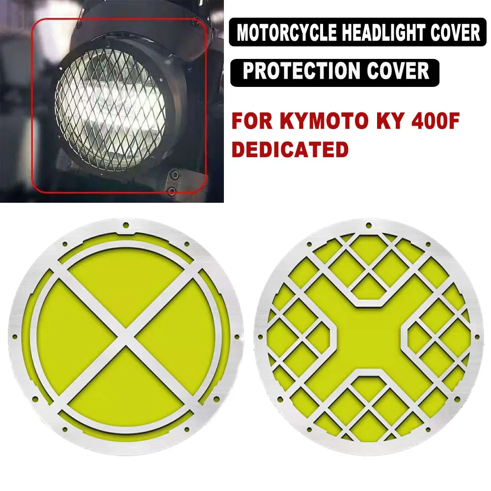 

For KYMOTO KY 400F Motorcycle KY 400F Dedicated Headlight Cover Lampshade Protection Cover Grille Cover