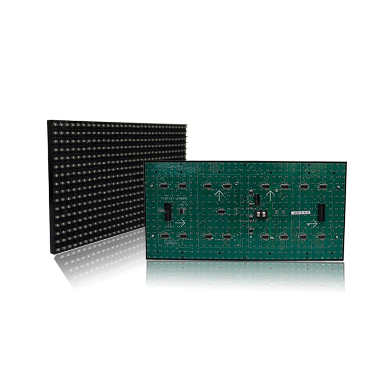 P10 Semi-outdoor Red/Green/Yellow/White/Blue Color LED Display Panel 320mm x 160mm 32x16 Pixels LED Display Module