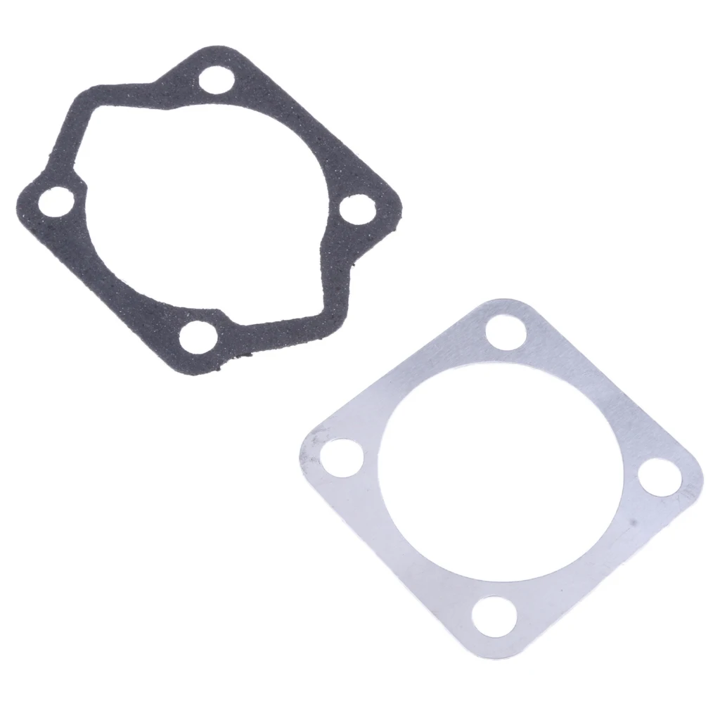 2 Pcs 40mm Engine Head Bottom Gasket For 48CC 50CC 2-Stroke Motorised Motorized Push Bike