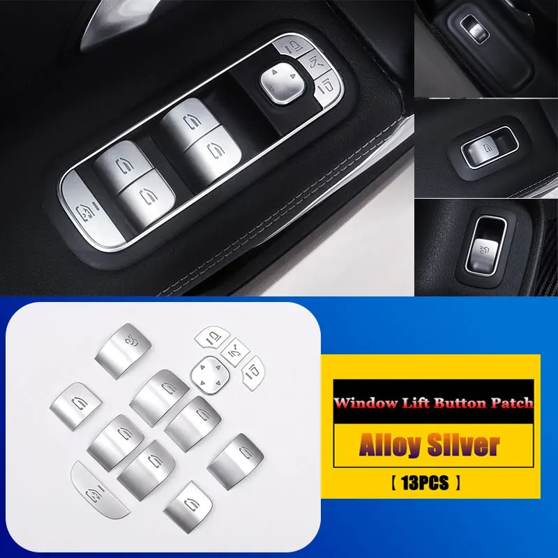 NEW For Mercedes Benz A B CLA GLB GLA Class W177 W247 C118 W118 X247 H247 Car Central Control Air Conditioning Button Trim Cover