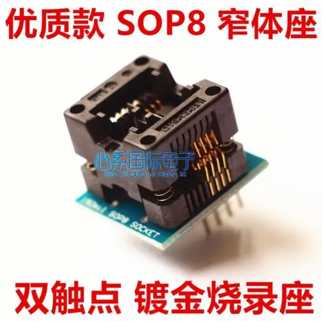 

Programming Seat Narrow Body SOP8 to DIP8 Burning Seat Conversion Seat Test Seat 1.27mm Soic8 Programming Seat