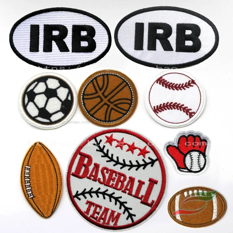 Basketball Baseball Football Football Team Adhesive Embroidery Cloth Sticker A643 Sports Badge Badge Clothes Patch Sticker