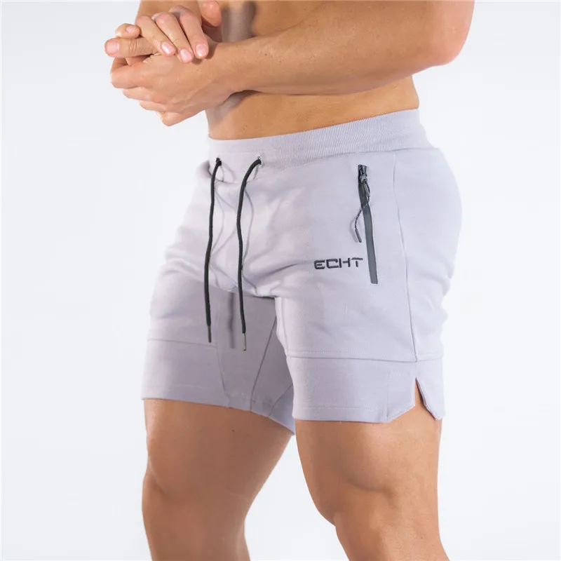 2024 nuovi uomini tasca con Zip Fitness palestre pantaloncini uomo estate Running pantaloni corti uomo Jogger Workout Beach Brand sport Shorts uomo