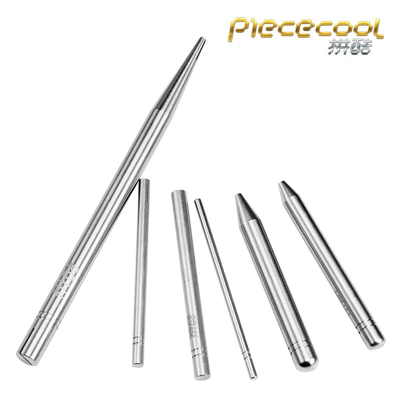 Piececool 6pcs Set 3D Metal Puzzle Auxiliary tools for DIY Laser Cut Assemble Jigsaw Toys