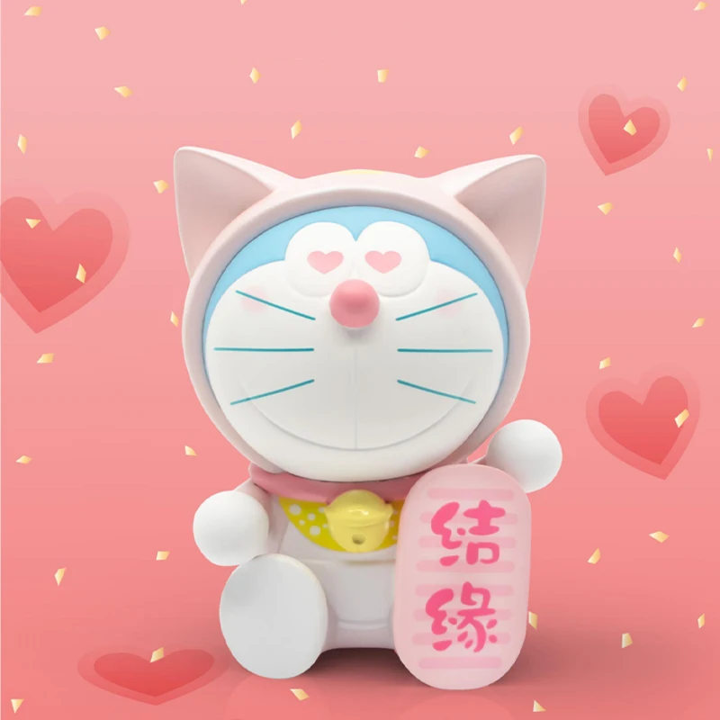 Doraemon Blind Box Toys Cat Lucky More Cartoon Anime Action Figure Surprise Box Guess Bag Model Dekoracja domu Prezent urodzinowy