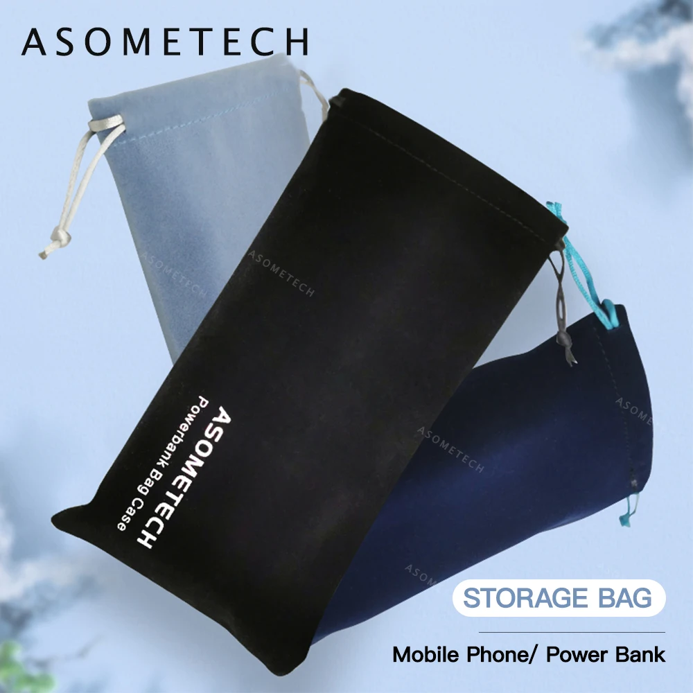 Power Bank Storage Bag Washable Portable Protection Case Bag for USB Charger Cable Phone Powerbank 10000 20000 30000 mah Battery