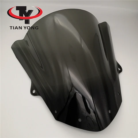 Мотоцикл для Kawasaki ZX6R 2009-2010-2011-2012-2013-2014-2015-2016-2017 дымчатый прозрачный дефлектор ветрового стекла лобовое стекло