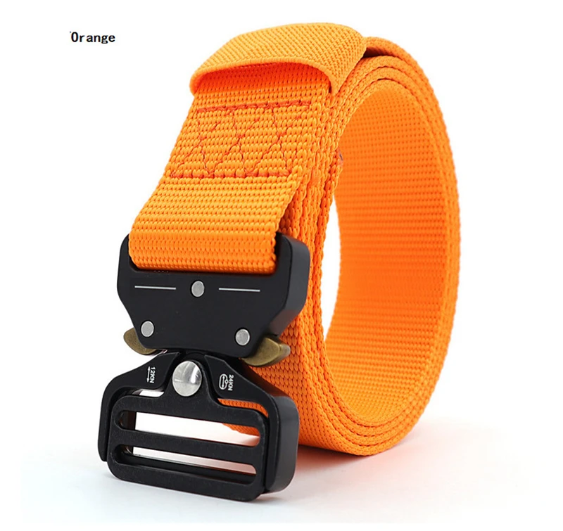 Belt For Men Outdoor Hunting Metal Tactical Belt Multi-function Alloy Quick Release Buckle High Quality Marine Corps Canvas