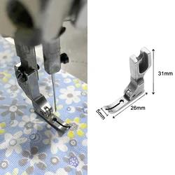 Prensatelas para máquina de coser Industrial, 1 piezas, Flatcar 0,3, prensatelas con cremallera # P363, prensatelas de acero fino para palillo de dientes