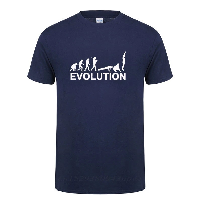 Evolution Burpees Instructor Crossfit T-Shirt Funny Birthday Gift For Men Dad Father Husband Short Sleeve O Neck Cotton T Shirt