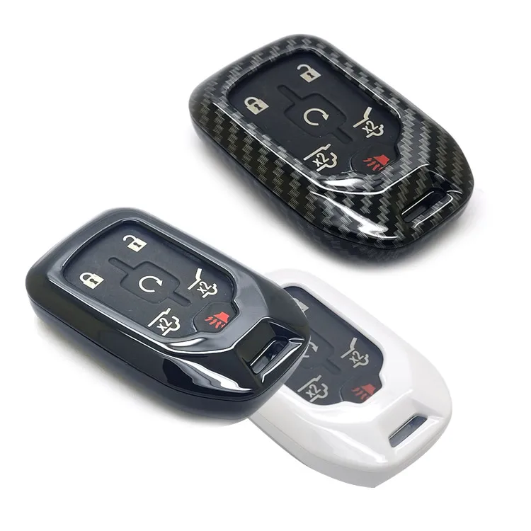 

Smart Remote Key Fob Cover Keyless for Chevrolet Silverado for GMC Sierra 2019 2020 Remote