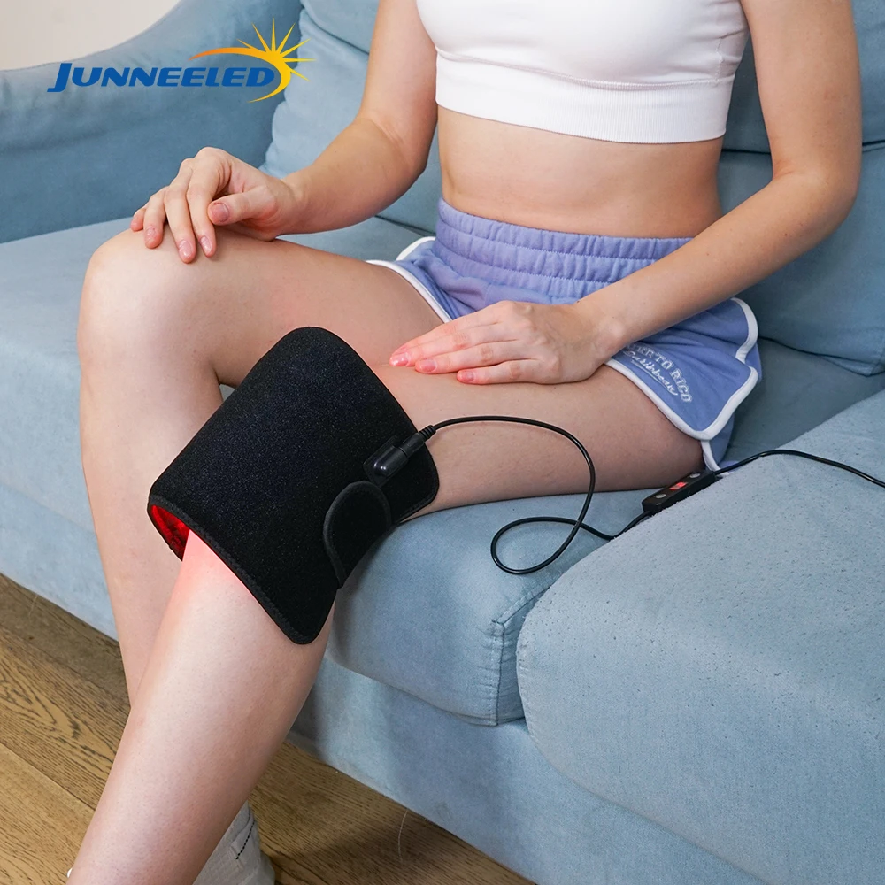 Red Light Therapy Belt Pad For Knee Pain Relief, Flexible Wearable Wrap Leg and Arm Calf Cushion