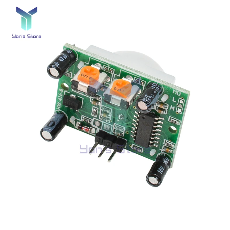 SR501 모션 센서 감지기 모듈 HC-SR501 Arduino Diy 키트 용 IR 초전기 적외선 인간 적외선 PIR 모듈 조정