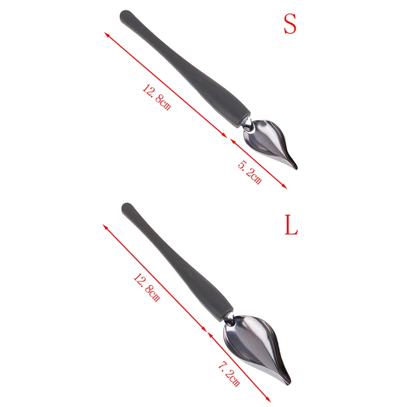 Chef Dekoration Bleistift Anti-slip Zubehör Ziehen Werkzeuge Edelstahl Tragbare Mini Sauce Malerei Kaffee Löffel Küche Hause
