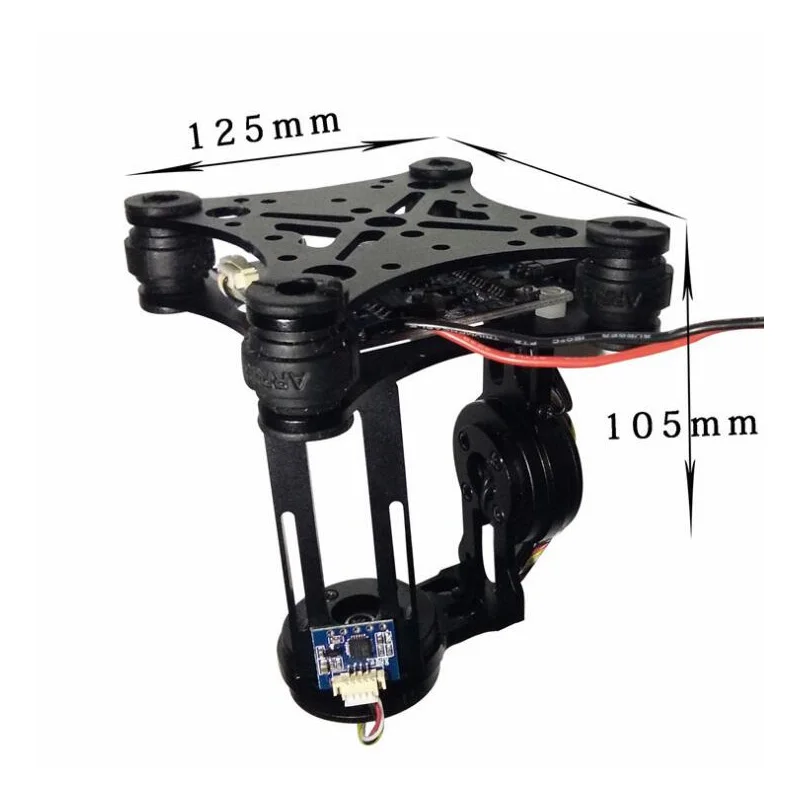 RTF 2 Axis Brushless Gimbal Camera with 2208 Motors BGC Controller Board Support for SJ4000 Gopro 3 4 Camera Rc Drone