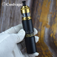 Hot coolvape elthunder mechanical mod with Berserker V2 MTL rta kit 18650 24mm 316 SS e cigarette mech mod vape vs titan x mod