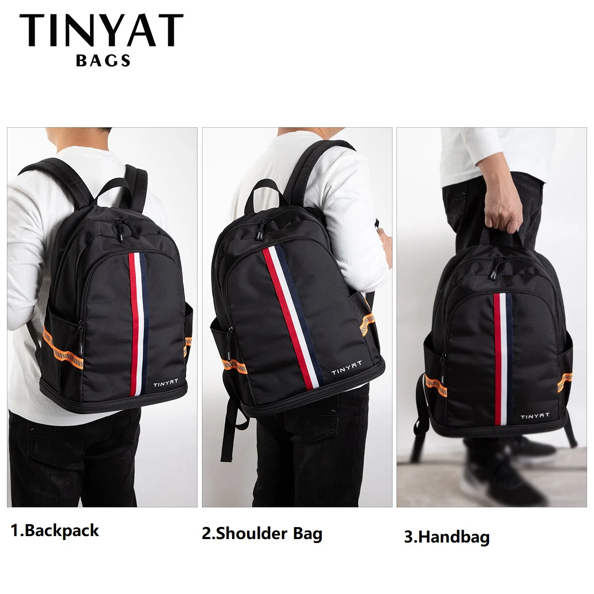 TINYTA Men\'s backpack Sports backpack Shoes Bag Women‘s’ Yoga bag Fitness Backpack Foldable School Backpack Travel Mochila