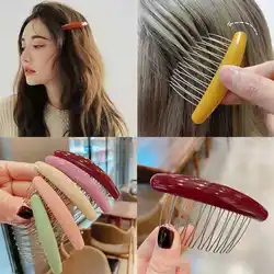 1pc Hair Side Clip Combs Bridal Wedding Insert Comb for Women Girls Ladies Hair Styling Tools Fluffy Hair Comb