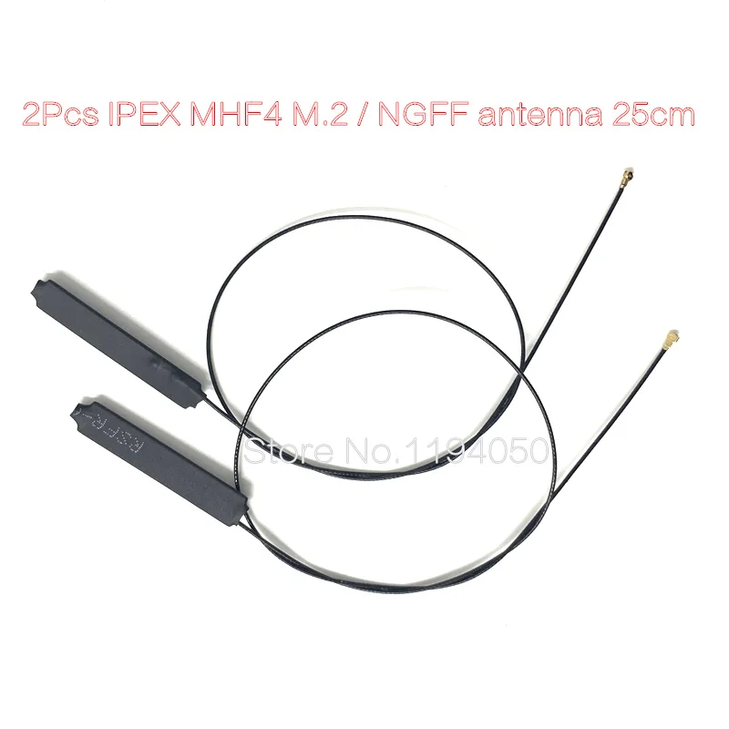 2Pcs IPEX MHF4 2. 4G 5G wifi antennen für Intel 7260 7265 3165 AC N5321 EM7345 GOBI5000 NGFF karte 18,5 cm/7,2 zoll EM7355