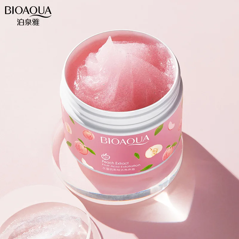 

BIOAQUA Peach Fruit Acid Exfoliating Cream Facial Body Scrub Smooth Moisturizing Nourishing Exfoliator Skin Care