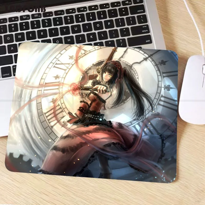 YNDFCNB tokisaki kurumi Cute Comfort Mouse Mat Gaming Mousepad Size for Deak Mat for overwatch/cs go/world of warcraft