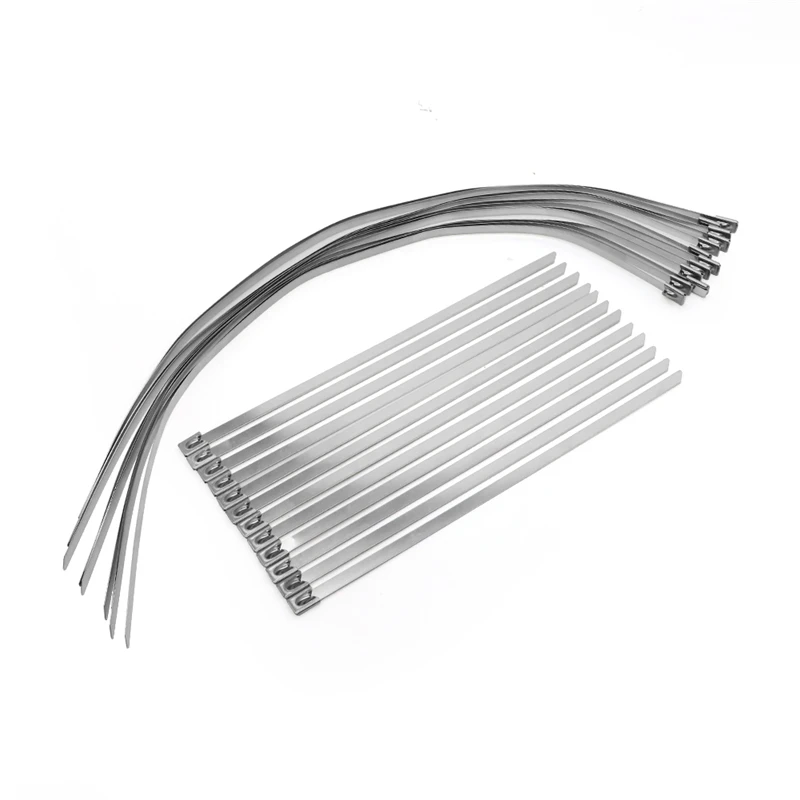 10/24pcs ATV Automotive Stainless Steel CV Half Shaft Boot Band Clamp Buckle Small Large Bands