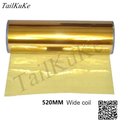 Ultra-thin polyimide film roll material 6um insulated gold K-A-P-T-O-N film strip PI original film T0.006mm thick