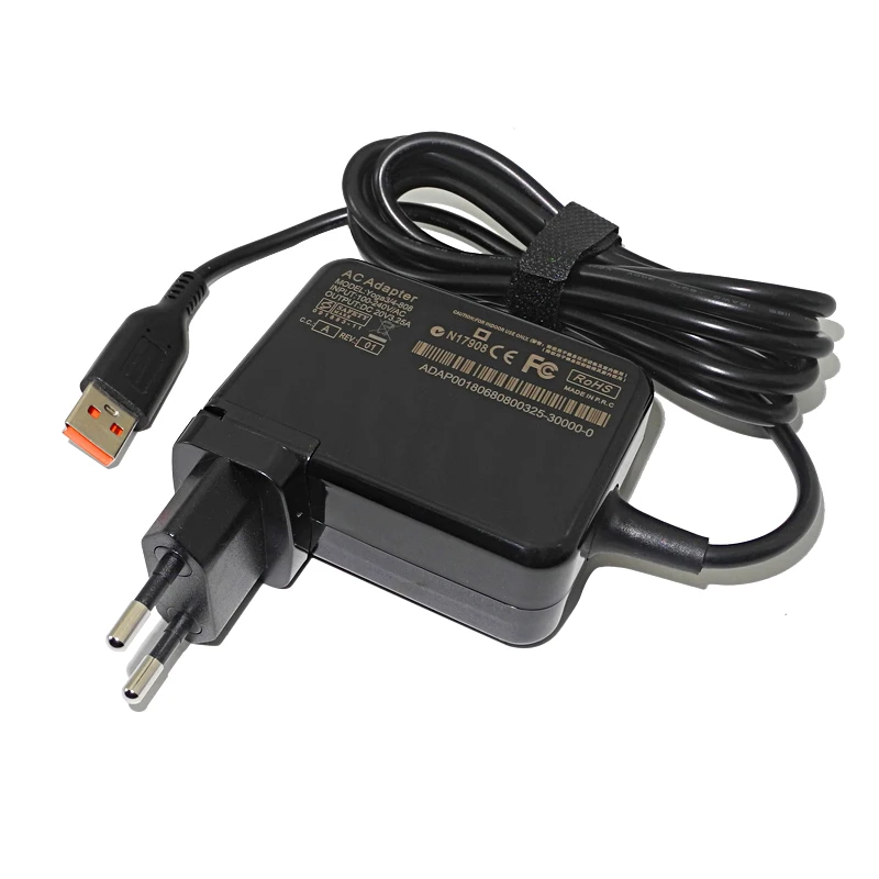 20V 3.25A 65W AC Laptop Adapter Charger for Lenovo Yoga 700 Yoga 900 Yoga 3 Pro Yoga 4 Pro 900-13 900-131SK