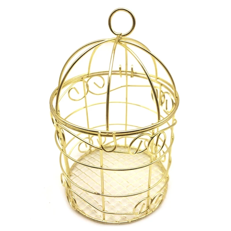 Bird Feeder Metal Fat Ball Bird Feeders Outdoor Small Hanging Gold Wild Bird Feeder Bread Holder Home Decorations