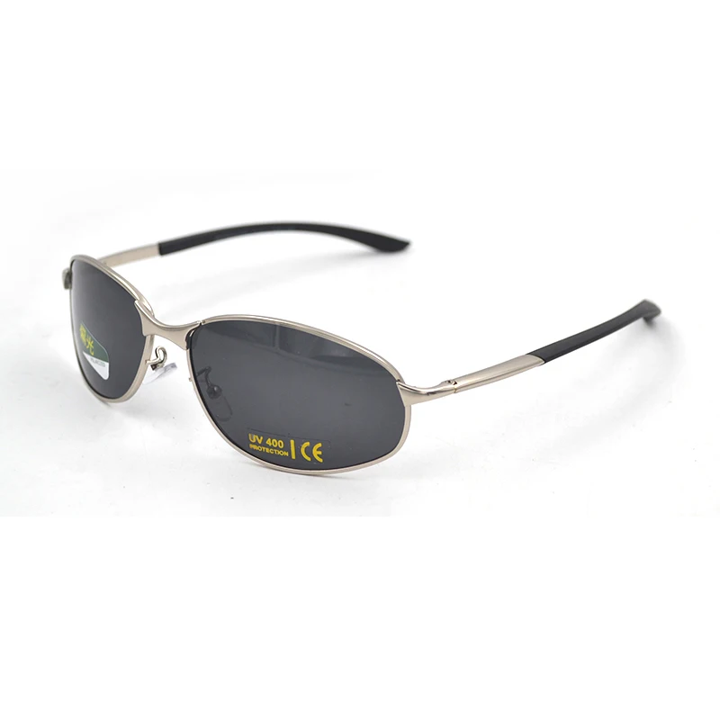 Nowe okulary przeciwsłoneczne z polaryzacją UV400 dla kobiet mężczyzn metalowa rama sportowe odcienie okulary przeciwsłoneczne podróżne okulary przeciwsłoneczne do jazdy szare/Tan Lens L3 — zdjęcie 4