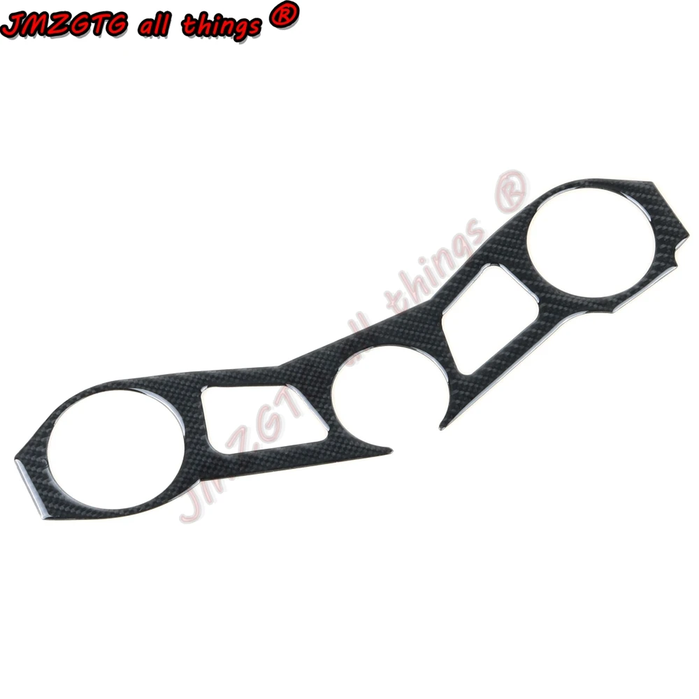 For KAWASAKI ZX10R 2011-2015 Motorcycle Carbon Fiber Decal Sticker Pad Triple Tree Top Triple Clamp Upper Front End Stickers