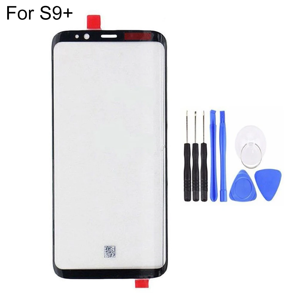 Front Glass Replacement For Galaxy S9 S9Plus Front Screen Glass Lens Outer Glass Repair Replacement +Tool