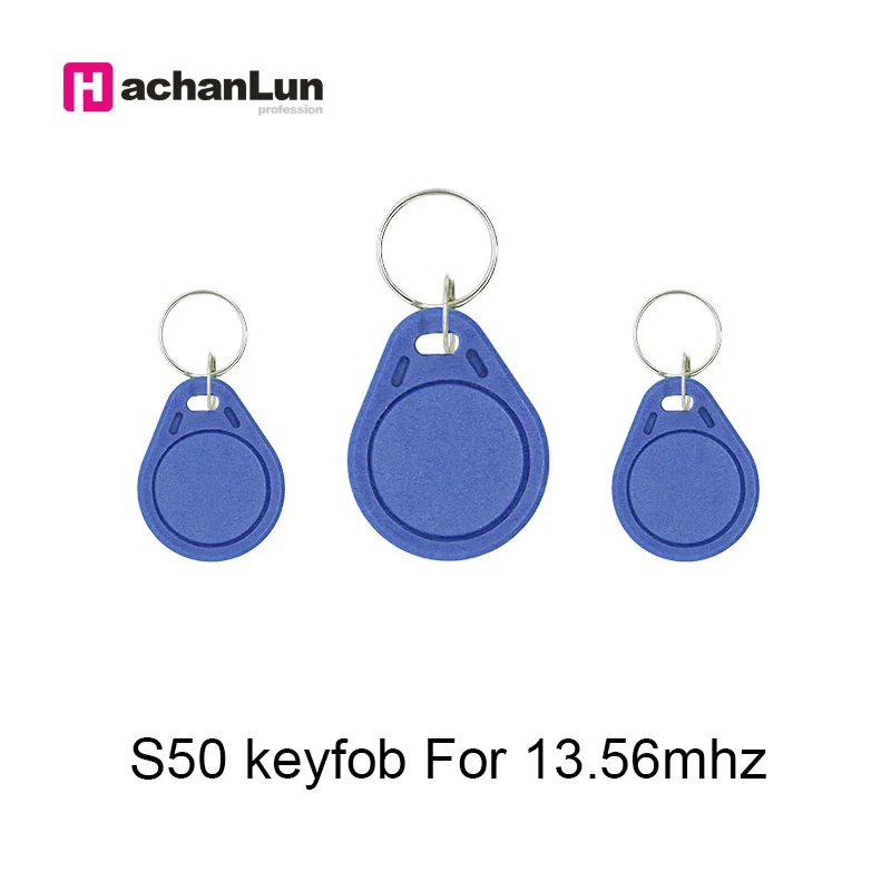 50 Pcs 13.56 Mhz Rfid Key Badge Finder Card Token Ic M1 S50 Aanwezigheid Management Sleutelhanger Abs Waterdichte Keyfobs Tags
